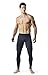 TSLA Men's Athletic Compression Pants, Thermal Wintergear Running Tights, Sports Leggings, Thermal Grey, Medium