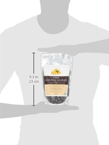 Extreme Health Usa Organic Golden Berries Covered with Dark Chocolate, 16-Ounce