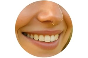 Gold Filled Septum Ring – 7mm Thin 24G Tiny Septum Hoop – Delicate Hypoallergenic Nose Piercing Jewelry – 14K Gold Filled Dai