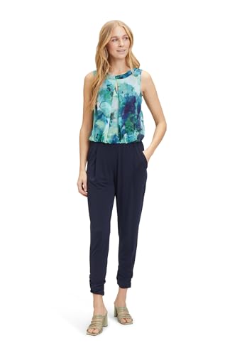 Vera Mont Women's 0296/4800 Jumpsuit, Green/Blue, 16