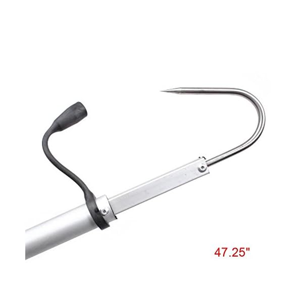 Dopromal-Fishing-Gaffs-Hook-Telescope-Saltwater-Boat-Stainless-Steel-Hand-Gaff-for-Fishing-Retractable