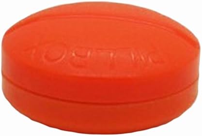 Creative Pill Shaped Portable Pill Case Cute 4 Grids Pillbox-Orange