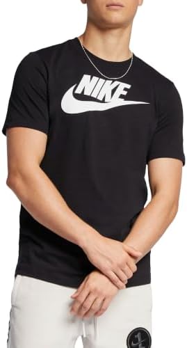 Icon Futura, Sportswear Men S Tshirt Donna, Nero (Black/White), M