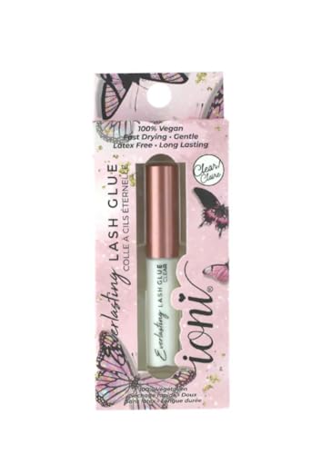 ioni Everlasting LASH Glue 100% Vegan (Black, Clear) Package May Vary. at Amazon