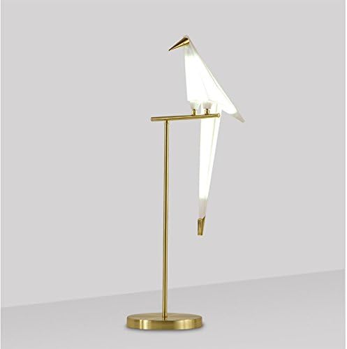 OAKLIGHTING Postmodern Cranes LED 5W Table Lamps Lights Bedroom White Bird Desk Lighting H 32"