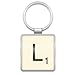 Wild & Wolf Scrabble Keyring - Letter L