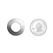ImpressArt - Premium Metal Stamping Washer Blanks for Metal Stamping and Jewelry Making (24 Pack) (1