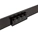 TMS TSQ04-ORB(2SET)+Conn-ORB Country Style Barn Wood Steel Double Sliding Door Hardware Set, 12', Dark Coffee
