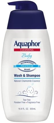 Aquaphor Baby Wash and Shampoo Mild, Tear-Free 2-in-1 Solution