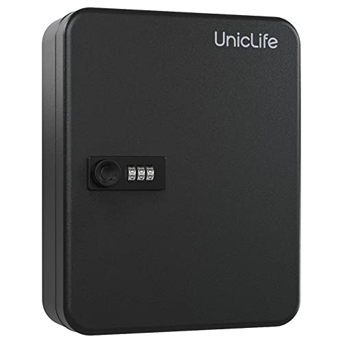 Uniclife 28Key Steel Key with Combination Lock Wall Mounted