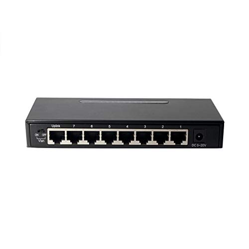 Naiwutech High Speed 1000Mbps 8 Ports 10/100/1000Mbps Network Gigabit