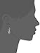 Sterling Silver Bali Filigree Antiqued Teardrop Dangle Earrings
