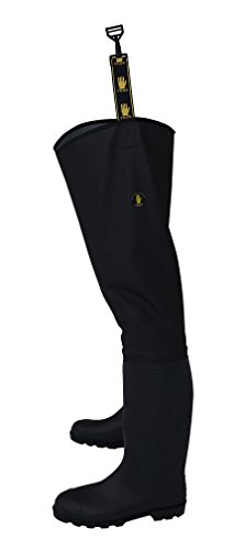 Pros/3kamido Bottes Cuissardes « Standard » De Qualité Pour Pêcheurs Professionnels, Noir
