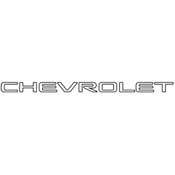 Chevrolet 1999 2000 2001 2002 2003 2004 2005 Stepside Truck Tailgate Decal - Silver