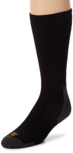 Powersox Men's Medium Cushion 3 Pack Socks, Black, Large