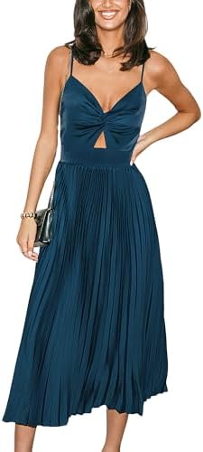club monaco crinkle pleat midi dress Club Monaco Crinkle Pleat Midi Dress (Size 2)