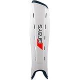 Grays G600 Hockey Shinguards - White/Navy