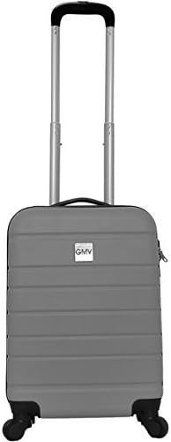 Hard Shell ABS 4 wheel Spinner Lightweight Hand Luggage Cabin Travel Trolley (SILVER)