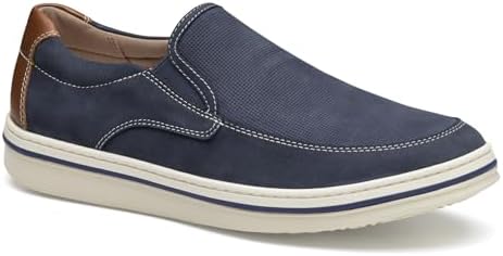 Amazon.com | Johnston & Murphy Anders Moc Toe Casual Slip On  display picture 2