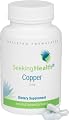 Copper | Provides 2 mg of Copper per serving | 100 Vegetarian Capsules | Non-GMO | Free of Magnesium Stearate | Physician Formulated | Seeking Health