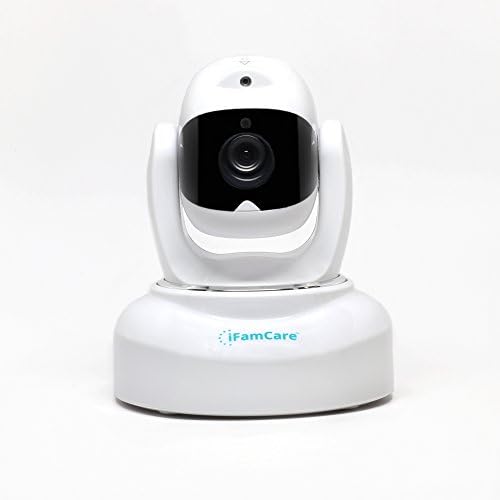 iFamCare : 1080P HD IP Camera with Motion and Sound Detection Recording, Mobile Push Alert WiFI Video Baby Monitor with 360Pan/70Tilt for iPhone & Android, Air Quality Sensor, Two-Way Audio, Night Vision, White