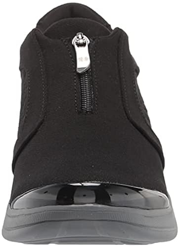BZees Women's Florence Loafer - Super Comfy Zip-Up Slip Ons With Cloud Technology