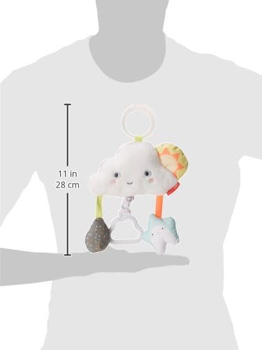 skip hop silver lining cloud stroller bar toy