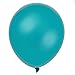 Teal Latex Balloons, 12