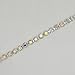 10 Yard Crystal AB Rhinestone Close Chain Clear Trim Sewing Craft (Silver, 4.3mm)