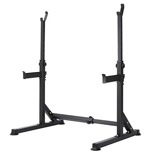 GARTIO Multi-Function Barbell Rack, Adjustable&Portable Squat