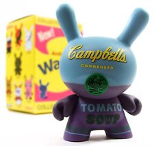 Campbells Blue 3/40 Kidrobot Andy Warhol Dunny Vinyl Mini-Figures