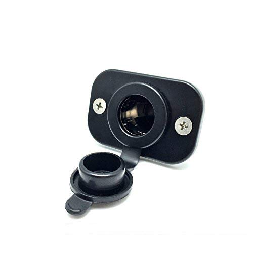 Cliff Top 12V Outlet Panel Cigarette Lighter Socket Surface Mount Marine Outlet for Cars Motorcycles Trucks Motorcycles Boats RVs Caravans