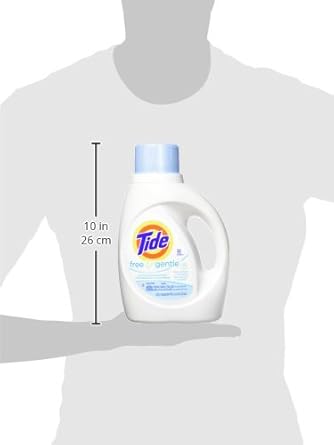 Tide Free Gentle Liquid Laundry Detergent Unscented 1 47 L 32 Loads Amazon Co Uk Business Industry Science