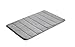 HIGHROCK Bath Mat Memory Foam Pattern 16 X24 Gray(Size : W16 X L24)