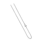 ROLO1MM Italian 925 Sterling Silver 1mm Rolo Sturdy Chain Necklace