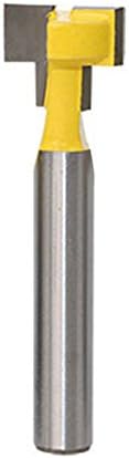 HangboughtEU 1/4" Shank T-Slot Cutter Router Bit for 1/2" Hex Bolt Heads Woodworking Router Bits Cutters