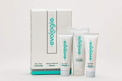 Evologie Intensive Blemish Acne Serum | Patented YS3 Technology Helps Clear Acne, Dark Spots & Scars | 10mL | Includes 2 BONUS Items: Cleanser (22mL) & Cream (10mL)
