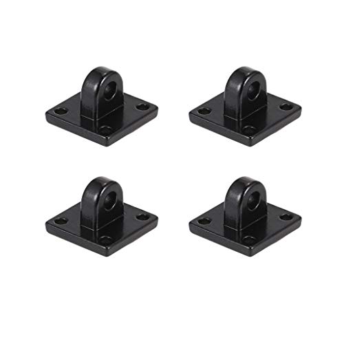 Insaneness 1/10 DIY Assemble RC Cars 4pcs Metal Trailer Towing Buckle Tow Shackle Hook (Black) - Thumbnail 5