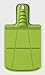Joseph Joseph Chop2Pot Foldable Plastic Cutting Board 12.5-inch x 6.5-inch Chopping Board Kitchen Prep Mat with Non-Slip Feet 3.5-inch Handle Dishwasher Safe, Mini, Green