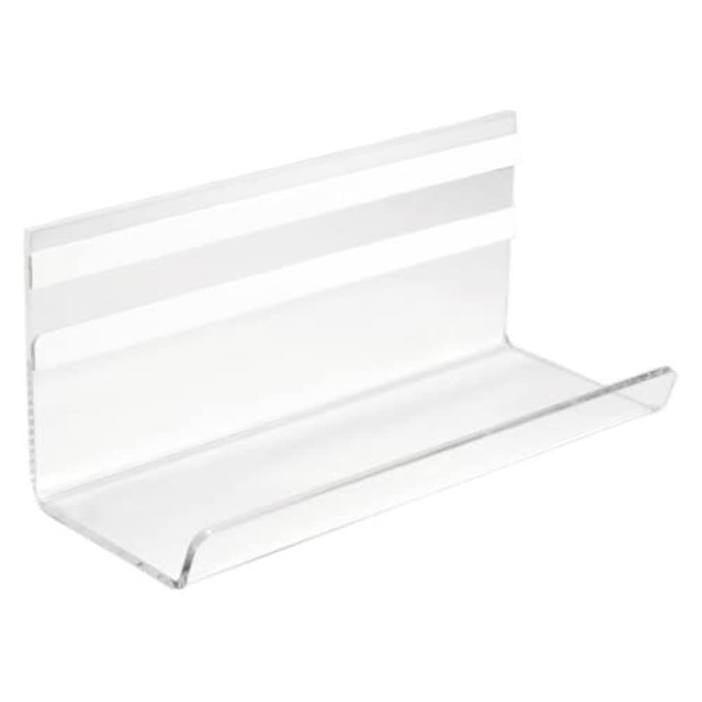 SIGEL GL199 Pen Tray, with adhesive strip, 17 cm, clear, acrylic