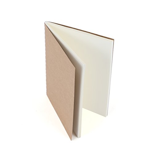 Wanderings Traveler's Pocket Notebook Refill Inserts - Blank Paper - Set of 3 | Passport Journal Size | 5 x 3.5 Inches (12.5 x 9 cm) B7 - Thumbnail 2