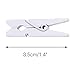 jijAcraft 100Pcs Clothespins with String, 1.4Inch Wooden Clothes Pins with 98Ft Jute Twine, Small Photo Clips, White Crafts Decor Clips, Clothespins for Baby Shower, Wedding, Birthday