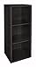 ClosetMaid 4107 Decorative 3-Cube Storage Organizer, Black Walnut