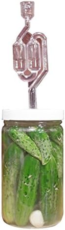The Picklemeister Glass Fermentation Jar (Picklemeister quart straight sides)