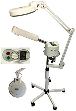 Facial Steamer LED Mag Light Combo with Ozone - New 2017 Model
