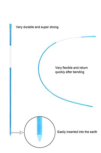 6 FiberMarker+Reflective+Driveway+Visibility+Diameter