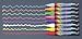 Aoile 8 Colors Liquid Chalk Fluorescent Neon Markers
