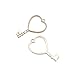 Key Open Bezel, DyAi 26Pcs Magic Wand Open Bezel Charm, Blank Frame Pendant for UV Resin Crafts, DIY Jewelry Making (Silver & Gold)