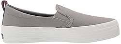 Sperry womens Crest Sneaker, Grey, 9.5 US