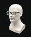 Auony Safety Glasses Side Shields,2 Pairs Slip On Clear Side Shields for Safety Glasses-Fits Medium to Large Eyeglasses